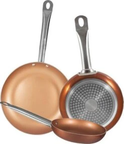Merkloos Koekenpanset Copper Plus 20, 24 En 28 Cm -Le Creuset Winkel 1034x1200
