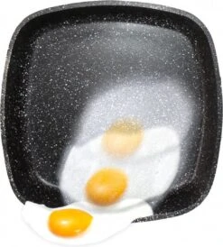 Herenthal Dubbele Grillpan - Ø 28 Cm - Koekenpan - Keramische Pan - Marmeren Coating Met Antiaanbaklaag - PFAS & PFOA Vrij - Pan - Grill - Vermindert Geur, Rook En Oliespatten - Zilver -Le Creuset Winkel 1082x1200 2