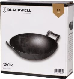 Blackwell Wadjan Wokpan - Gietijzer - 36 Cm - Zwart -Le Creuset Winkel 1123x1200