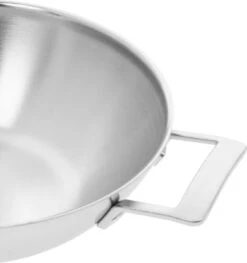 Demeyere Industry 5 RVS Wokpan – Wokpan Inductie – 30 Cm –2 Handvaten – PTFE-vrij -Le Creuset Winkel 1126x1200