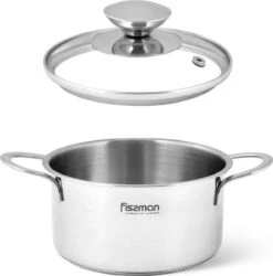 Fissman Bambino Kookpot Met Deksel - Ø 14cm -Le Creuset Winkel 1187x1200