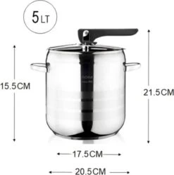 Zilan Easy - Snelkookpan - Pressure Cooker - Geschikt Voor Alle Warmtebronnen Ook Inductie - 4 Liter -Le Creuset Winkel 1189x1200 1