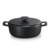 BRABANTIA THE DUTCH Gietijzeren Braadpan - Ø 28cm - MAT Zwart - Inductie -Le Creuset Winkel 1198x1200