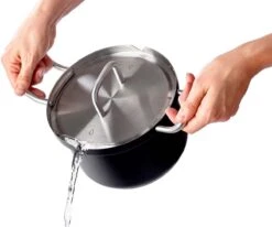 BK Q-linair Master Black Kookpannenset - 4-delig - Veilig Afgietsysteem - Inductie -Le Creuset Winkel 1200x1002