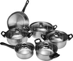KitchenPrince 12-Delige Pannenset RVS - Pottenset - Kookpannen - Koekenpan - Steelpan - Bakpan - PFAS-Vrij - Pannenset - Pannenset Inductie - Antiaanbaklaag - Koekenpannenset 16 KitchenPrince 12-Delige Pannenset RVS - Pottenset - Kookpannen - Koekenpan - Steelpan - Bakpan - PFAS-Vrij - Pannenset - Pannenset Inductie - Antiaanbaklaag - Koekenpannenset -Le Creuset Winkel 1200x1008 5
