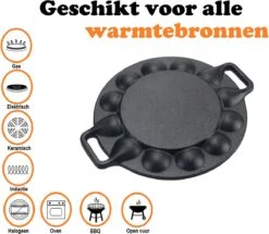 Poffertjespan - Gietijzer - Ø 24 Cm - Poffertjesmaker - 19 Poffertjes - Poffertjespan Inductie -Le Creuset Winkel 1200x1043 3