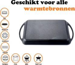 Kicinn Grillplaat - Gietijzer - Geëmailleerd - Incl. Accessoires - Ø 33 X 21.8 Cm (LxB) -Le Creuset Winkel 1200x1045 1
