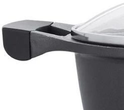 Royalty Line - Marble Soep/braadpan - Met Glazen Deksel Zwart - 24 CM. RL-BS24ML -Le Creuset Winkel 1200x1065 2