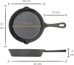 Blackwell Koekenpannenset - Gietijzer - ø 16, 20 En 25 Cm - Zonder Anti-aanbaklaag -Le Creuset Winkel 1200x1066