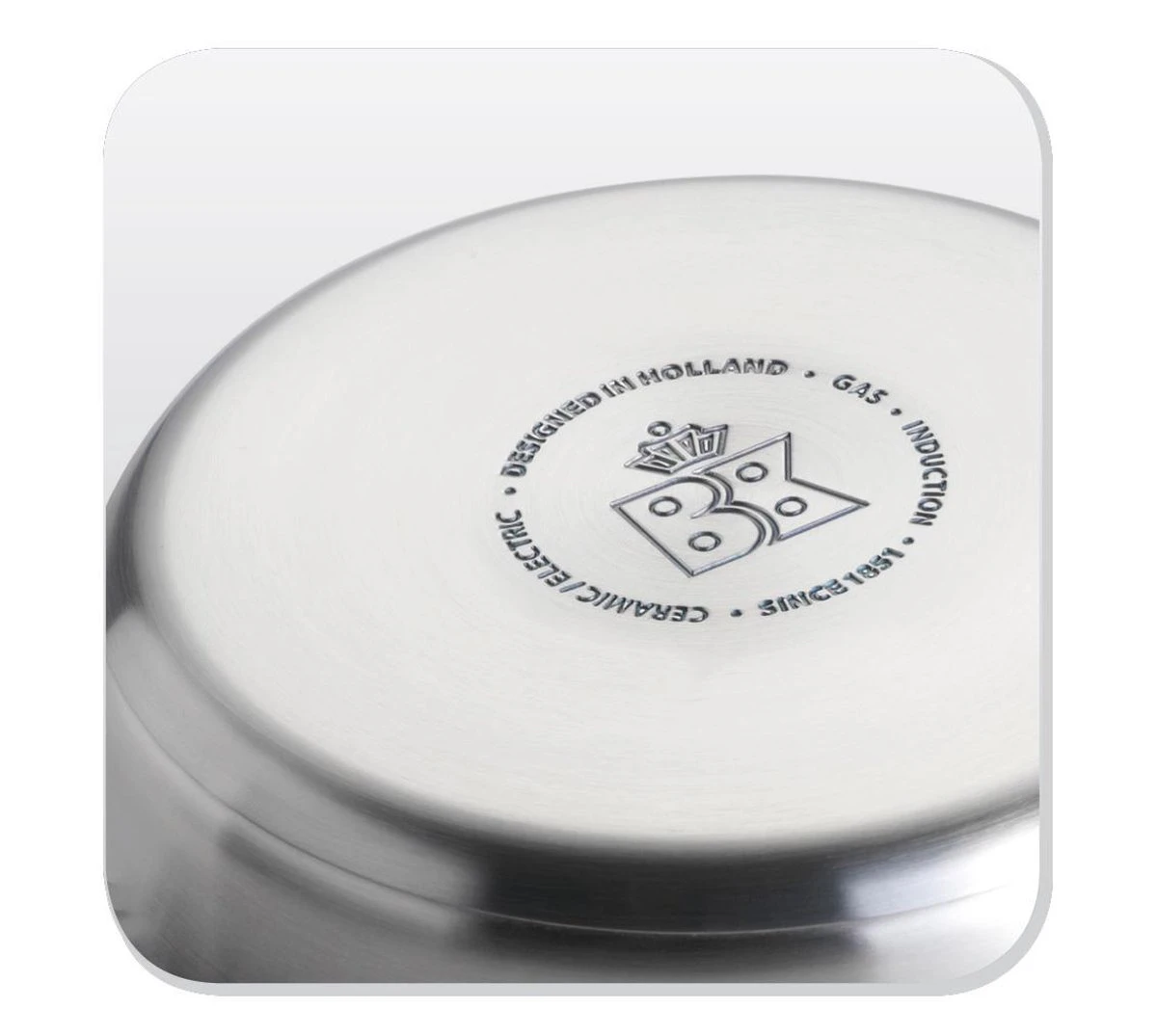 BK Conical Cool Pannenset - 5-delig - RVS - Geschikt Voor Alle Warmtebronnen 16 BK Conical Cool Pannenset - 5-delig - RVS - Geschikt Voor Alle Warmtebronnen - Afbeelding 14