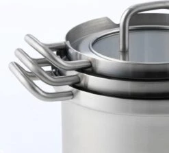 BK-Q-Linair Master Glas Kookpan 18 Cm - RVS - Glazen Deksel - Veilig Afgietsysteem - Inductie -Le Creuset Winkel 1200x1083