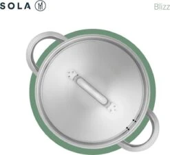 Sola Pannenset Blizz - 4 Delig - Ø Cm - Zilver - RVS - Sandwichbodem -Le Creuset Winkel 1200x1098 2
