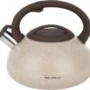 Florina Lava Fluitketel RVS Met Steen Coating 2,5L Voor Alle Warmtebronnen - Waterketel - Waterkoker - Cool Touch Handvat - Bruin / Beige -Le Creuset Winkel 1200x1107 3