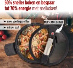 Rosmarino - Snelkookpan Met Glazen Deksel - Zwart - Ø24cm - 5 Liter - 100% PFAS & PFOA Vrij - Aluminium - Pressure Cooker - Non-stick Minerale Coating - Ergonomische Handgrepen - Geschikt Voor Alle Warmtebronnen -Le Creuset Winkel 1200x1115