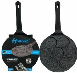 Emoji Pannenkoekenpan Pancake | 26cm | 7 Kop - Marmeren Anti Aanbaklaag Met Smiley -Le Creuset Winkel 1200x1144