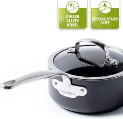 GreenPan Barcelona Infinity Pro Wokpan 28cm - Zwart - Inductie - PFAS-vrij -Le Creuset Winkel 1200x1162