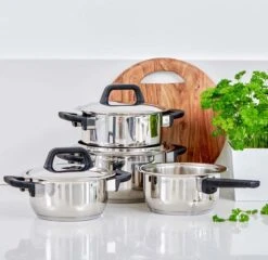 Gero Erik Kookpannenset - 4-delig - RVS - Inductie -Le Creuset Winkel 1200x1167