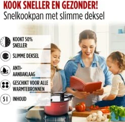 Rosmarino - Snelkookpan Met Glazen Deksel - Zwart - Ø24cm - 5 Liter - 100% PFAS & PFOA Vrij - Aluminium - Pressure Cooker - Non-stick Minerale Coating - Ergonomische Handgrepen - Geschikt Voor Alle Warmtebronnen -Le Creuset Winkel 1200x1170 7