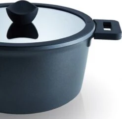 The White Series - Keramische Pannenset Met Glazen Deksels - Inclusief Set Vershoudbakjes - Zwart -Le Creuset Winkel 1200x1178 1