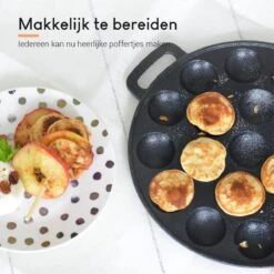 Ocina Poffertjespan Accessoires Set - Doseerfles - Poffertjes Spuitfles - 6x Poffertjes Vork - Kwast - Siliconen Kwast - Bakkwast - Gratis Poffertjes E-Book -Le Creuset Winkel 1200x1198 19