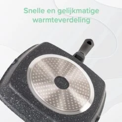 Coninx Grillpan 28CM - Steakpan - Afneembare Handgreep - PFAS-vrij - Grijs -Le Creuset Winkel 1200x1199 18