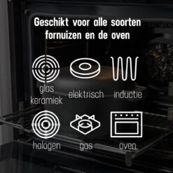 Daumonet Ducasse Gietijzeren Double Use Braadpan - Combi Sudderpan Zwart - 2-in-1 Bak- En Braadpan - PFAS & PFOA Vrij - Rond - Ø 26 Cm - 4,4 Liter - Emaille - Alle Warmtebronnen - Elektrisch - Gas - Halogeen - Inductie - Keramisch 21 Daumonet Ducasse Gietijzeren Double Use Braadpan - Combi Sudderpan Zwart - 2-in-1 Bak- En Braadpan - PFAS & PFOA Vrij - Rond - Ø 26 Cm - 4,4 Liter - Emaille - Alle Warmtebronnen - Elektrisch - Gas - Halogeen - Inductie - Keramisch -Le Creuset Winkel 1200x1199 21