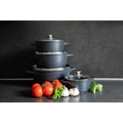 Smile 10 Delige Pannenset - Antiaanbaklaag - Vaatwasser Bestendig - Zwart -Le Creuset Winkel 1200x1200 1031
