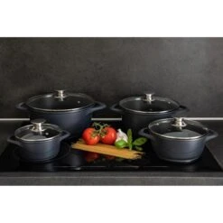 Smile 10 Delige Pannenset - Antiaanbaklaag - Vaatwasser Bestendig - Zwart -Le Creuset Winkel 1200x1200 1032