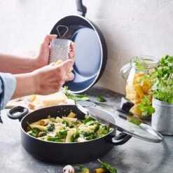 Greenpan Torino Keramische Hapjespan - 28 Cm - Met Glazen Deksel -Le Creuset Winkel 1200x1200 1113