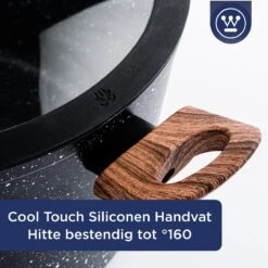 Westinghouse Hapjespan Inductie - Ø 28 Cm - Zwart Marmer Wood - Speciale Editie - Met Deksel - Geschikt Voor Alle Warmtebronnen 13 Westinghouse Hapjespan Inductie - Ø 28 Cm - Zwart Marmer Wood - Speciale Editie - Met Deksel - Geschikt Voor Alle Warmtebronnen -Le Creuset Winkel 1200x1200 1151