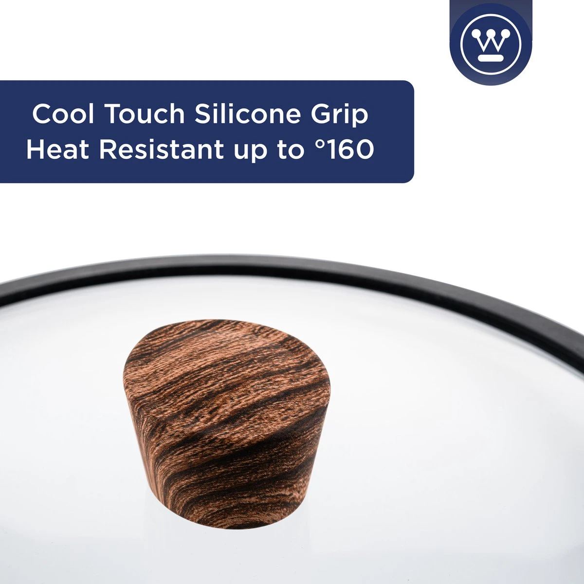 Westinghouse Hapjespan Inductie - Ø 28 Cm - Zwart Marmer Wood - Speciale Editie - Met Deksel - Geschikt Voor Alle Warmtebronnen 9 Westinghouse Hapjespan Inductie - Ø 28 Cm - Zwart Marmer Wood - Speciale Editie - Met Deksel - Geschikt Voor Alle Warmtebronnen - Afbeelding 7