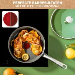 Tefal Renew+ Keramische Hapjespan - Ø 24 Cm - Met Deksel -Le Creuset Winkel 1200x1200 1164