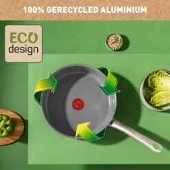 Tefal Renew+ Keramische Hapjespan - Ø 24 Cm - Met Deksel -Le Creuset Winkel 1200x1200 1170