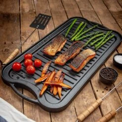 Nuovva Dubbelzijdig Gietijzeren Grillplaat - 50cm X 26cm -Le Creuset Winkel 1200x1200 1211