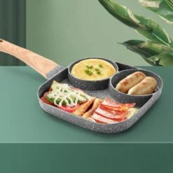 3-in-1 Grillpan Met Temperatuurgecontroleerde Antiaanbaklaag - Kook Verschillende Gerechten Tegelijk Zonder Oververhitting Of Verbranding -Le Creuset Winkel 1200x1200 1220
