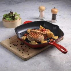 Cdealsz® Grillpan Gietijzer - Inductie - Rood - 28 Cm -Le Creuset Winkel 1200x1200 1266