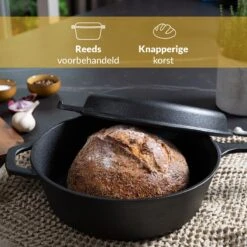 Chefarone Gietijzeren Pan - 2-in-1 Braadpan Inclusief Deksel - Geschikt Voor Alle Warmtebronnen -Le Creuset Winkel 1200x1200 1353