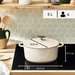 Tefal LOV Braadpan - 5L - Ø25 Cm - Beige 29 Tefal LOV Braadpan - 5L - Ø25 Cm - Beige -Le Creuset Winkel 1200x1200 1363