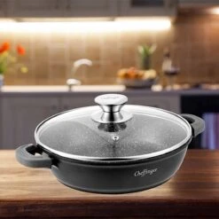 Cheffinger 28cm Lage Kookpot / Braadpan - CF-SC28 -Le Creuset Winkel 1200x1200 1365