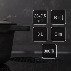 Gietijzeren Braadpan - Sudderpan Zwart Van Daumonet - Ovaal - Ø 29 Cm - 3 Liter - 100% PFAS & PFOA Vrij - Emaille - Geschikt Voor Alle Warmtebronnen - Elektrisch - Gas - Halogeen - Inductie - Keramisch - Vaatwasserbestendig 20 Gietijzeren Braadpan - Sudderpan Zwart Van Daumonet - Ovaal - Ø 29 Cm - 3 Liter - 100% PFAS & PFOA Vrij - Emaille - Geschikt Voor Alle Warmtebronnen - Elektrisch - Gas - Halogeen - Inductie - Keramisch - Vaatwasserbestendig -Le Creuset Winkel 1200x1200 1399