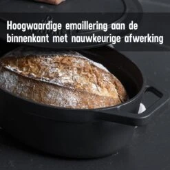 Gietijzeren Braadpan - Sudderpan Zwart Van Daumonet - Ovaal - Ø 29 Cm - 3 Liter - 100% PFAS & PFOA Vrij - Emaille - Geschikt Voor Alle Warmtebronnen - Elektrisch - Gas - Halogeen - Inductie - Keramisch - Vaatwasserbestendig 21 Gietijzeren Braadpan - Sudderpan Zwart Van Daumonet - Ovaal - Ø 29 Cm - 3 Liter - 100% PFAS & PFOA Vrij - Emaille - Geschikt Voor Alle Warmtebronnen - Elektrisch - Gas - Halogeen - Inductie - Keramisch - Vaatwasserbestendig -Le Creuset Winkel 1200x1200 1400