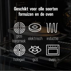 Gietijzeren Braadpan - Sudderpan Zwart Van Daumonet - Ovaal - Ø 29 Cm - 3 Liter - 100% PFAS & PFOA Vrij - Emaille - Geschikt Voor Alle Warmtebronnen - Elektrisch - Gas - Halogeen - Inductie - Keramisch - Vaatwasserbestendig 23 Gietijzeren Braadpan - Sudderpan Zwart Van Daumonet - Ovaal - Ø 29 Cm - 3 Liter - 100% PFAS & PFOA Vrij - Emaille - Geschikt Voor Alle Warmtebronnen - Elektrisch - Gas - Halogeen - Inductie - Keramisch - Vaatwasserbestendig -Le Creuset Winkel 1200x1200 1401