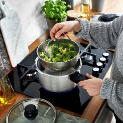 Springlane Roestvrijstalen Snelkookpan - Inductie - Pressure Cooker - 6,0 L Met Stoommand -Le Creuset Winkel 1200x1200 1517