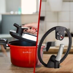 Rosmarino - Snelkookpan Met Glazen Deksel - Zwart - Ø24cm - 5 Liter - 100% PFAS & PFOA Vrij - Aluminium - Pressure Cooker - Non-stick Minerale Coating - Ergonomische Handgrepen - Geschikt Voor Alle Warmtebronnen -Le Creuset Winkel 1200x1200 1526