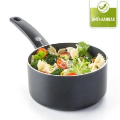 GreenPan Cambridge Steelpan 16cm - Zwart - Inductie - PFAS-vrij -Le Creuset Winkel 1200x1200 1555
