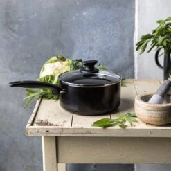 GreenPan Cambridge Steelpan 16cm - Zwart - Inductie - PFAS-vrij -Le Creuset Winkel 1200x1200 1560