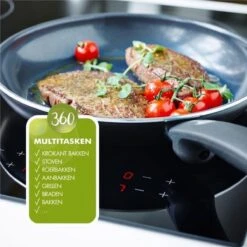 GreenPan Cambridge Steelpan 16cm - Zwart - Inductie - PFAS-vrij -Le Creuset Winkel 1200x1200 1562