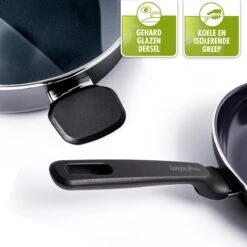 GreenPan Memphis Hapjespan 28cm - Zwart - Inductie - PFAS-vrij -Le Creuset Winkel 1200x1200 1569