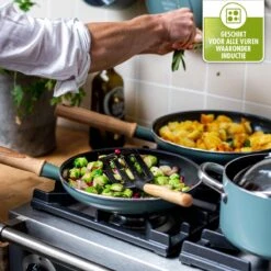GreenPan Mayflower Hapjespan Met Deksel - Ø 24 Cm - Keramisch - Inductie -Le Creuset Winkel 1200x1200 1577