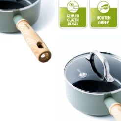 GreenPan Mayflower Hapjespan Met Deksel - Ø 24 Cm - Keramisch - Inductie -Le Creuset Winkel 1200x1200 1581